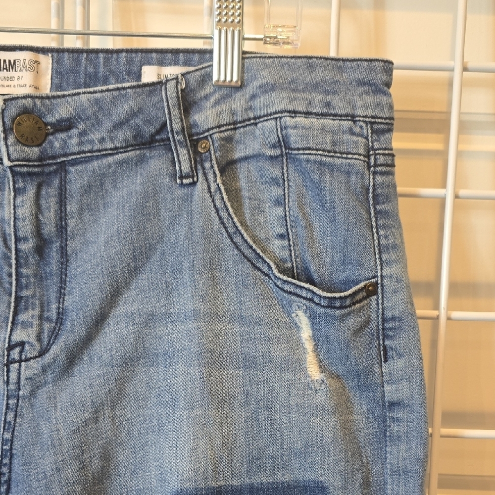 William Rast Multi Patchwork Ankle Jeans Size 31 - Picture 7 of 14